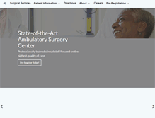 Tablet Screenshot of centennialsurgery.com